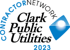 Clark public utilities logo.